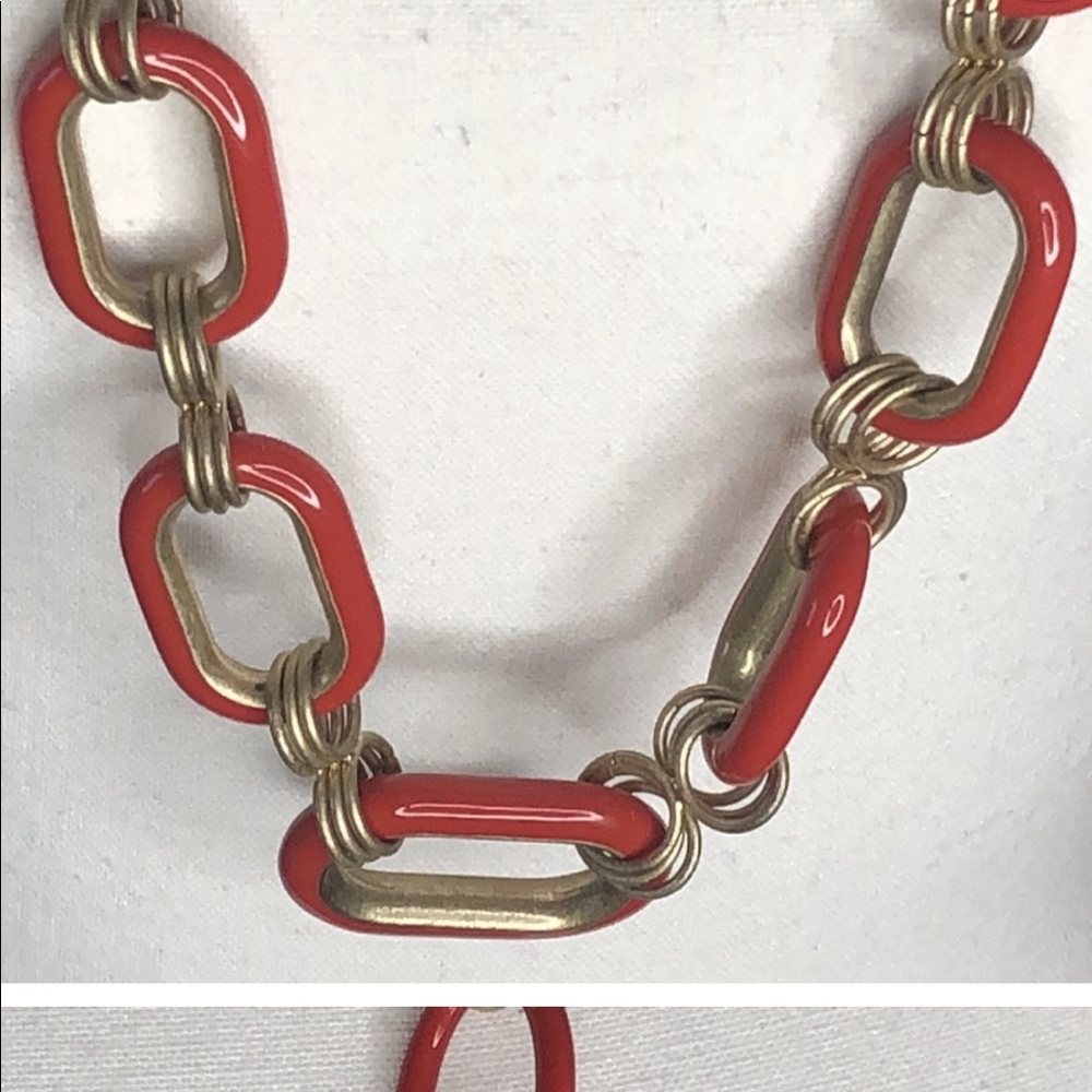 Vintage Matching Set Talbots Chain Link Necklace … - image 2
